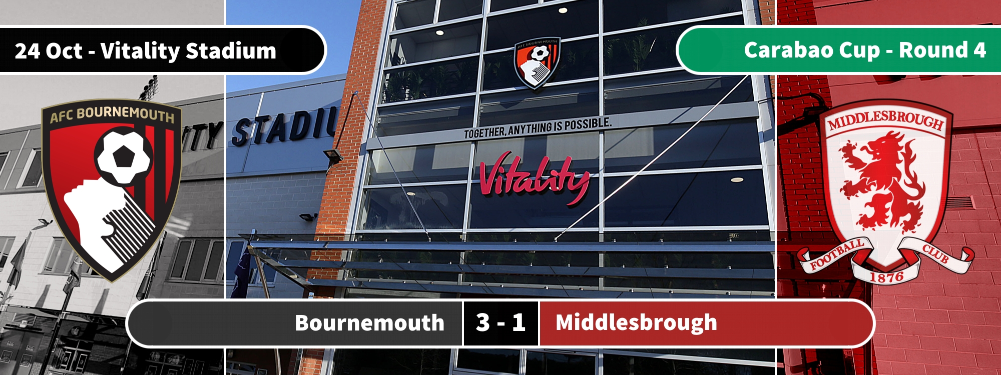 Match Graphic - Bournemouth A