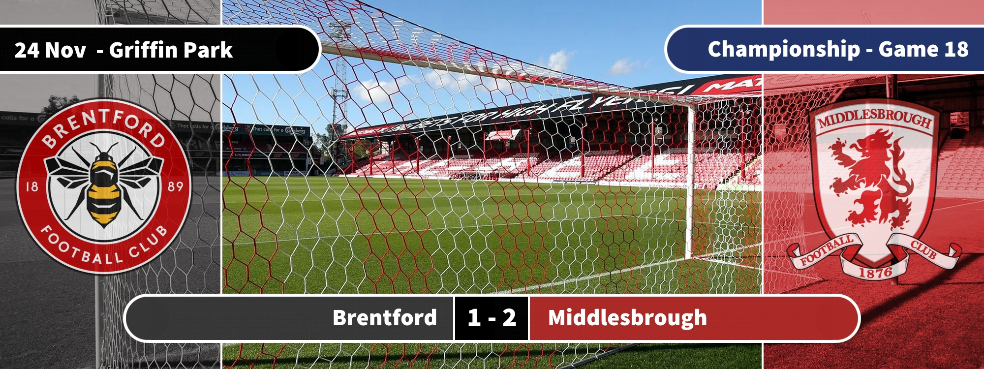 Match Graphic - Brentford A